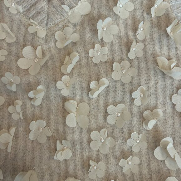 Zara flower knit vest, size M - Picture 4 of 5